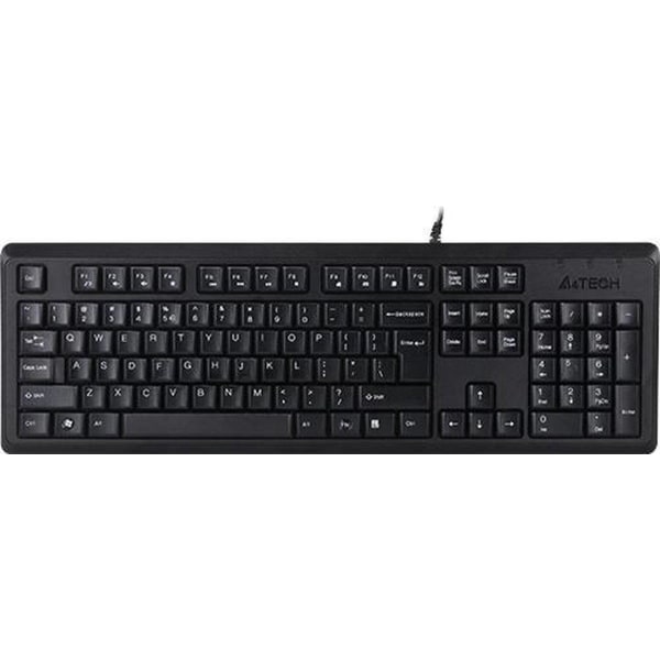 A4Tech KR-92 tastatur USB QWERTY Engelsk Sort