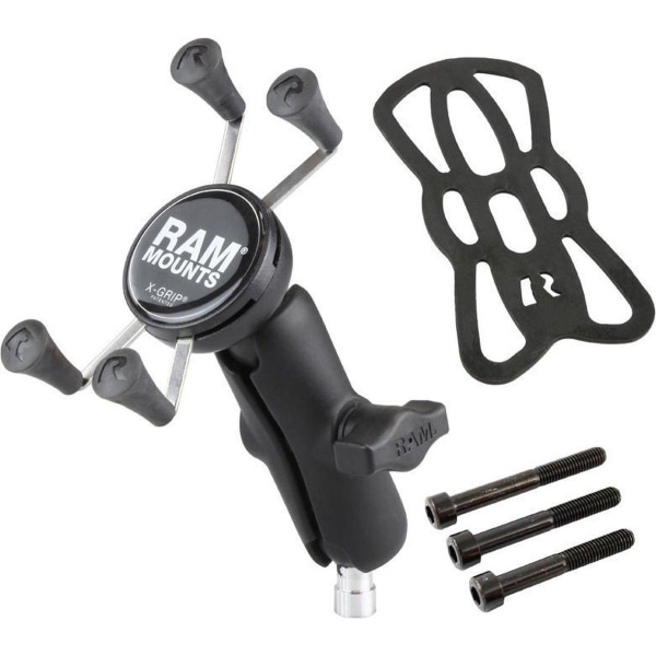 RAM-fästen X-Grip-telefonfäste med bas för motorcykelstyre