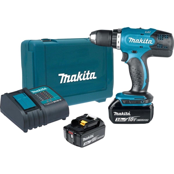 Makita - DDF453RFE - 18V - batteri - bore- og skruemaskine - 2x