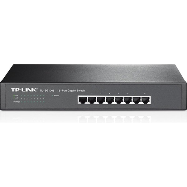 TP-LINK TL-SG1008 nätverksswitch Ohanterad