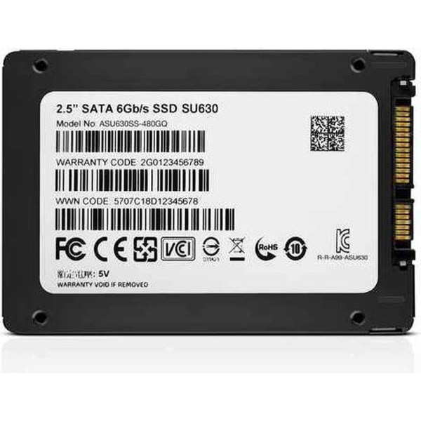 ADATA Ultimate SU630 2,5" 480 Gt Serial ATA QLC 3D NAND