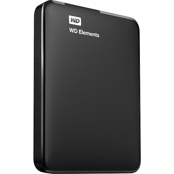 Western Digital WD Elements Bärbar extern hårddisk 1000 GB Svart