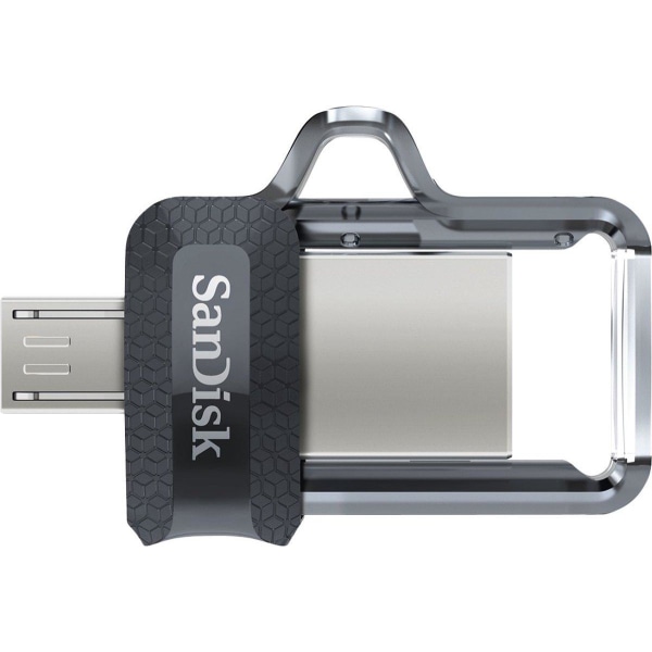 SanDisk Ultra Dual m3.0 USB-minne 128 GB USB Typ-A / Micro-USB 3