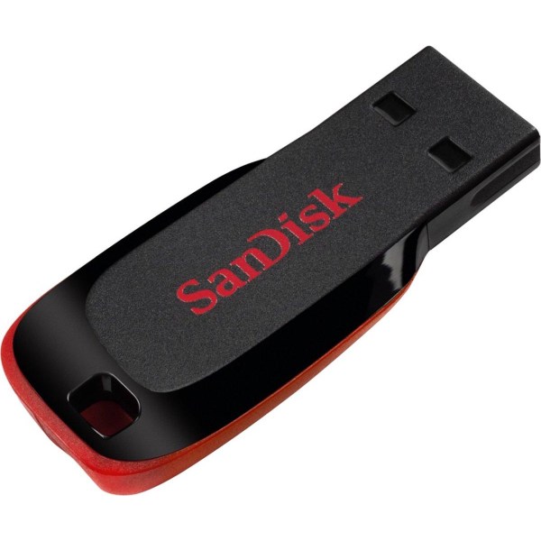 SanDisk Cruzer Blade USB-minne 64 GB USB Type-A 2.0 Svart, Röd