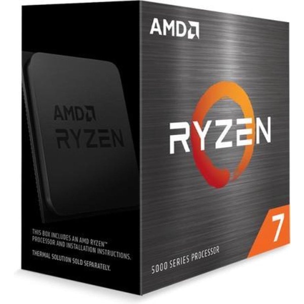 AMD RYZEN 7 5800X - AM4-processor - 4 70 GHz - 8 kärnor