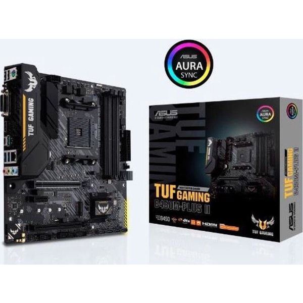 Asus TUF GAMING B450-PLUS II Bundkortsokkel AMD AM4 Form Factor