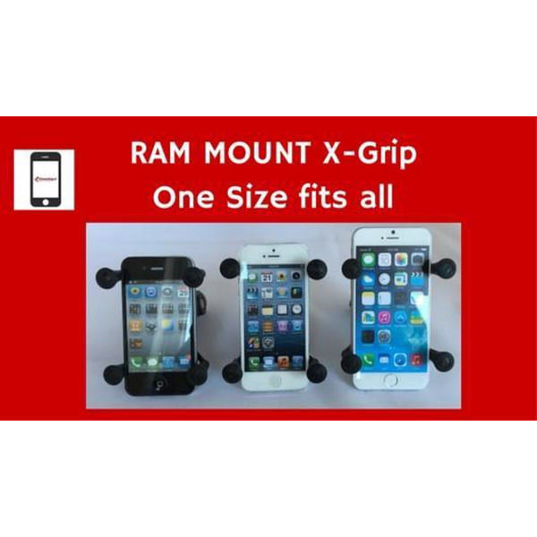 RAM Mounts X-Grip Phone Mount med Twist-Lock sugekop