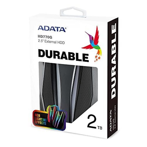 ADATA HD770G ekstern harddisk 2000 GB Sort