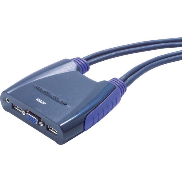 ATEN 4-portars USB VGA KVM-switch med ljud