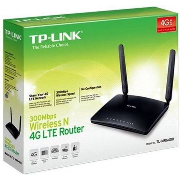 TP-LINK TL-MR6400 trådlös router Enkelband (2,4 GHz) Fast Ethern