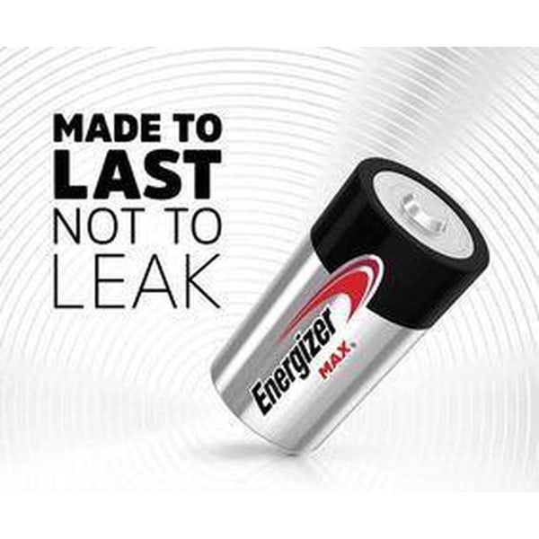 ENERGIZER MAX D LR20 BATTERI. 2 st. ECO-förpackning Svart