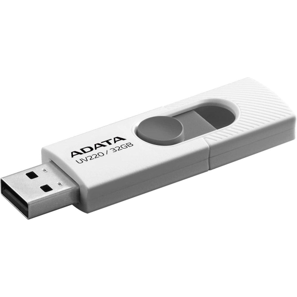 ADATA UV220 USB-minne 32 GB USB Type-A 2.0 Grå, Vit