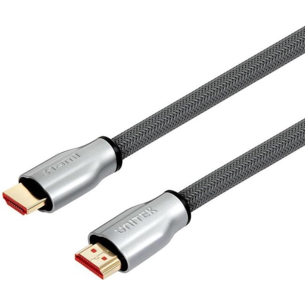 UNITEK Y-C142RGY HDMI-kabel 10 m HDMI Type A (Standard) Sølv, Zi