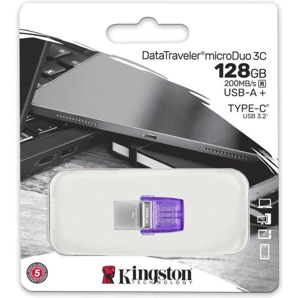 Kingston Technology DataTraveler microDuo 3C USB-minne 64 GB USB