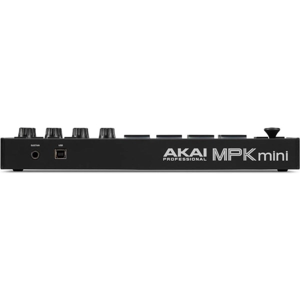 AKAI MPK Mini MK3 Control näppäimistö Pad-ohjain MIDI USB Musta