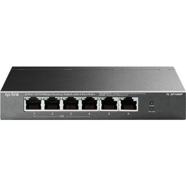 TP-Link TL-SF1006P nätverksswitch Unmanaged Fast Ethernet (10/10