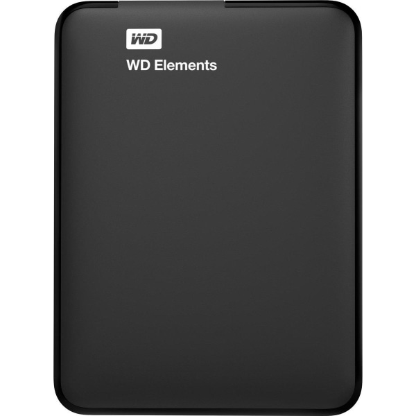 Western Digital WD Elements Bærbar ekstern harddisk 1000 GB Sort