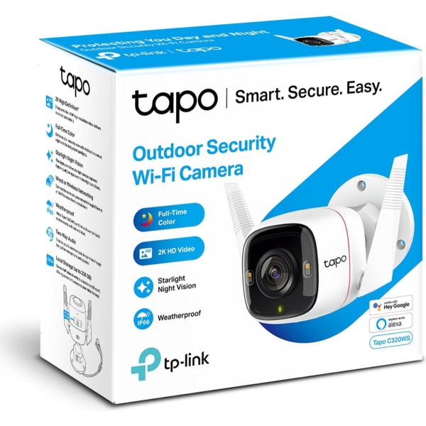 Tapo Outdoor Security Wi-Fi-kamera Svart