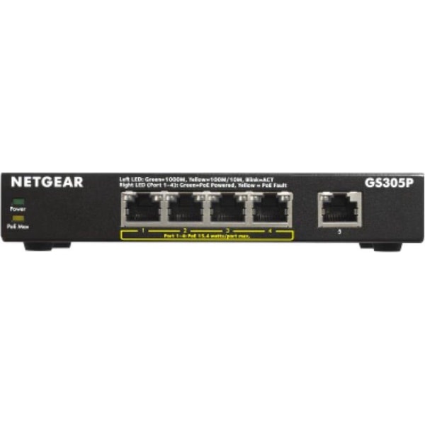 NETGEAR GS305Pv2 Unmanaged Gigabit Ethernet (10/100/1000) Power