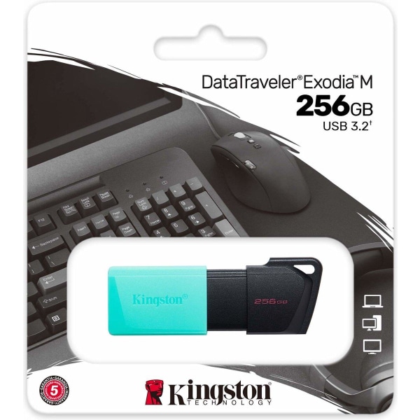Kingston Exodia 256 Gt USB 3.2.Teal