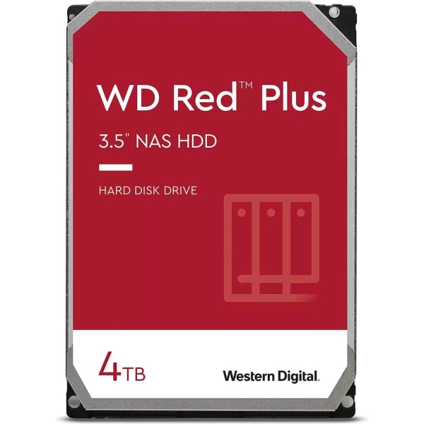 Western Digital Red Plus WD40EFPX intern hårddisk 3,5" 4000 GB S
