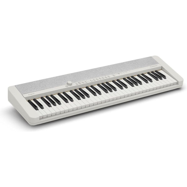 Casio CT-S1 WE - Nybörjarklaviatur - 5 oktaver - inkl adapter -