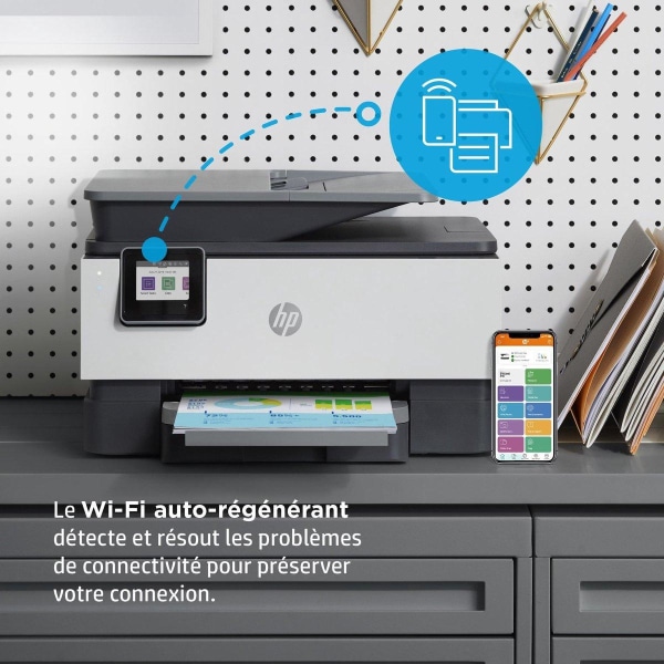 HP OfficeJet Pro HP 9010e All-in-One -tulostin, väritulostin, pi