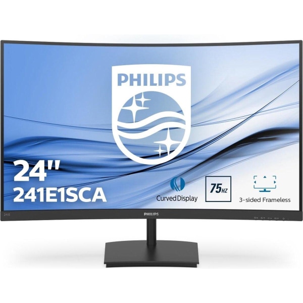 Philips 241E1SCA - Full HD Curved Monitor - 24 tum