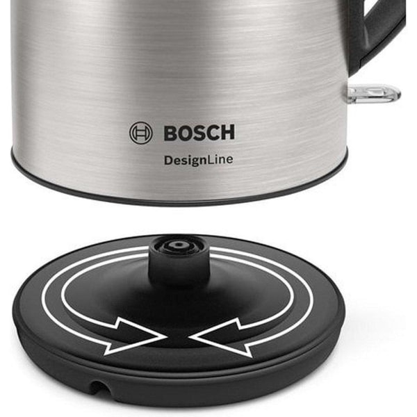 Bosch TWK3P420 elkedel 1,7 L 2400 W Sort, Rustfrit stål Black