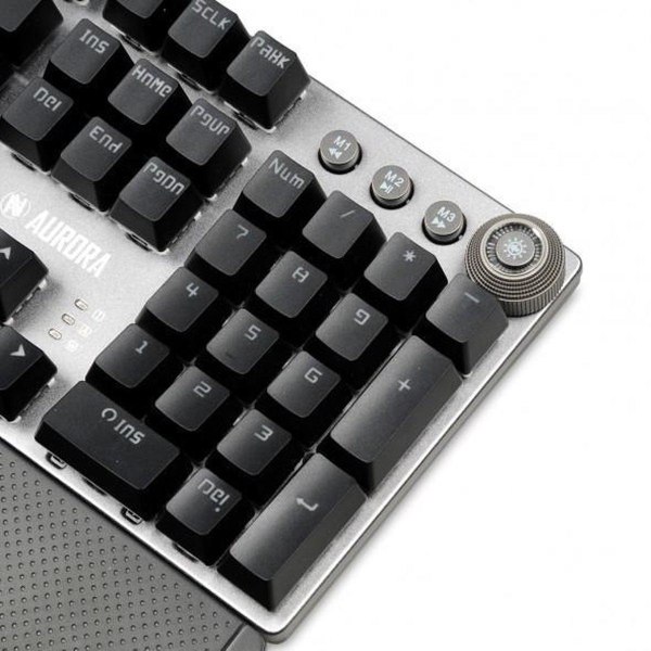 iBox Aurora K-3 tastatur USB QWERTY Sølv