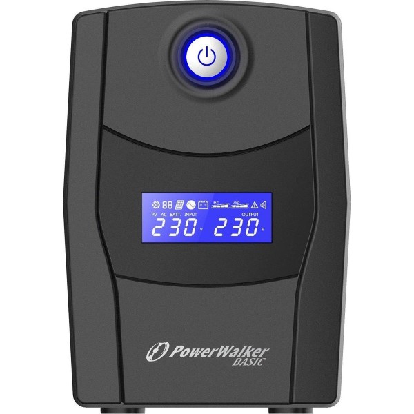 PowerWalker VI 600 STL Line-Interactive 0,6 kVA 360 W 2 AC-uttag