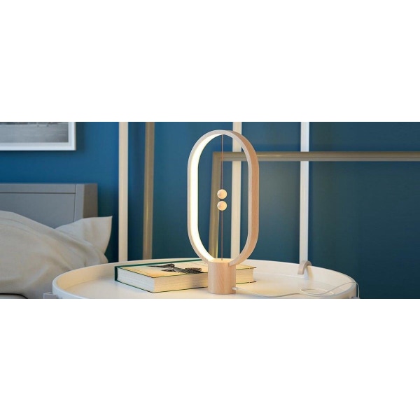 Allocacoc Heng Balanslampa Ellips USB Light Wood Svart