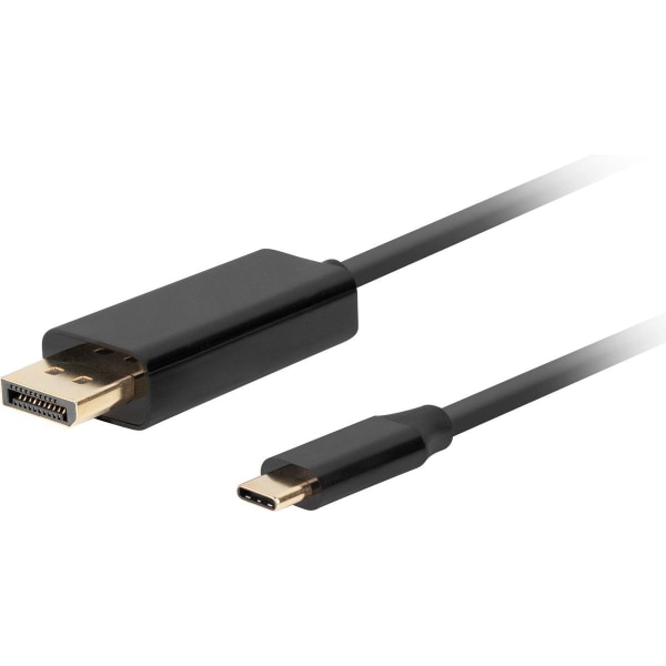 Lanberg CA-CMDP-10CU-0010-BK videokabeladapter 1 m USB Type-C Di