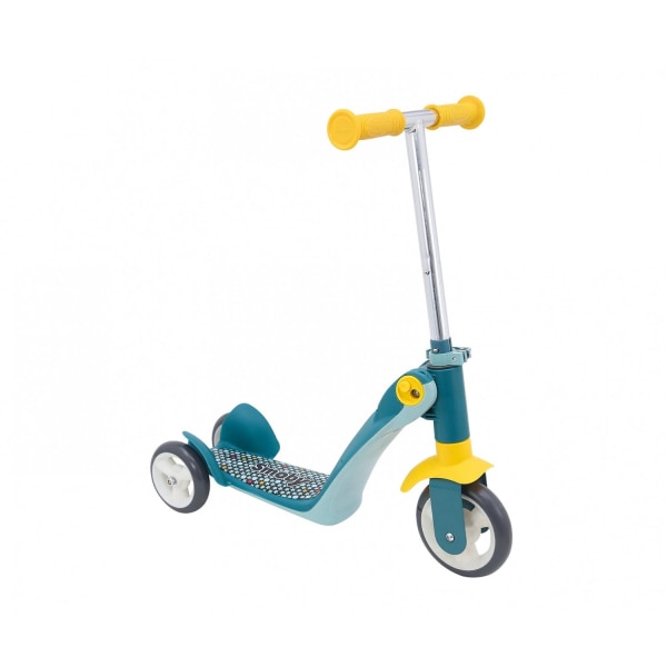 Smoby Reversible 2 in 1 -lasten skootteri, sininen, keltainen