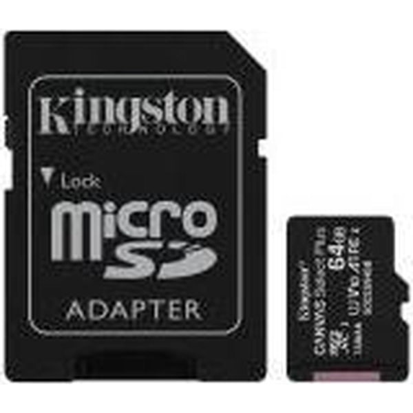 Kingston Technology Canvas Select Plus 64 GB MicroSDXC UHS-I Cla