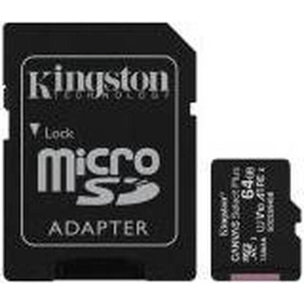 Kingston Technology Canvas Select Plus 64 Gt MicroSDXC UHS-I Cla