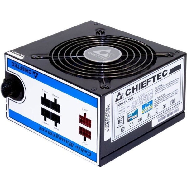 Chieftec CTG-650C strømforsyningsenhed 650 W 24-pin ATX ATX Sort