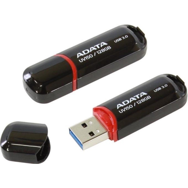 ADATA AUV150-128G-RBK USB-flashdrev 128 GB USB Type-A 3.2 Gen 1