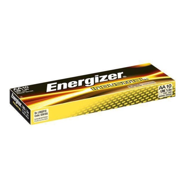 ENERGIZER INDUSTRIAL PRO AA LR6 1,5V AKKU 10 KPL Black