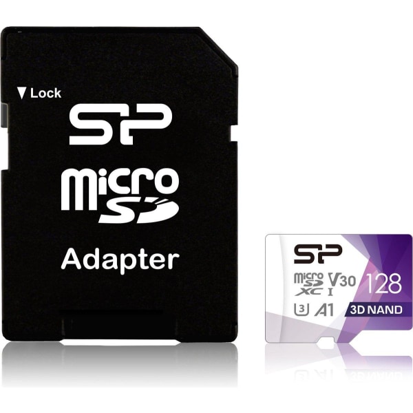 Silicon Power Superior Pro Farverigt hukommelseskort 128 GB Micr