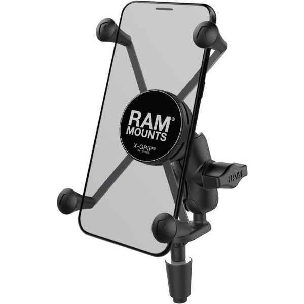 RAM-fästen X-Grip Stort telefonfäste med motorcykelgaffelstam