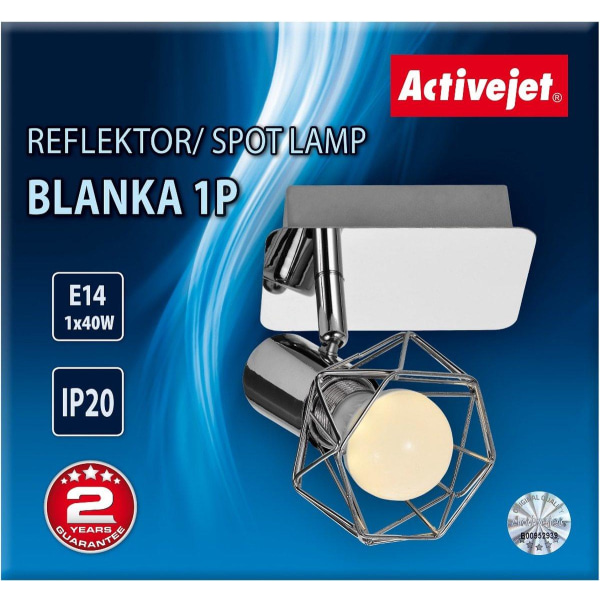 Activejet AJE-BLANKA 1P spotlampe Black
