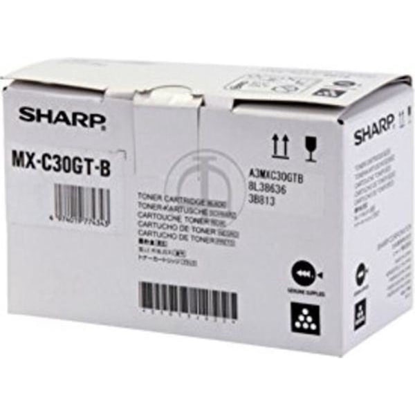 Sharp MXC30GTB värikasetti 1 kpl Alkuperäinen musta