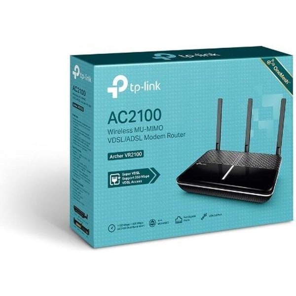 TP-Link AC2100 Trådlös MU-MIMO VDSL/ADSL Modem Router