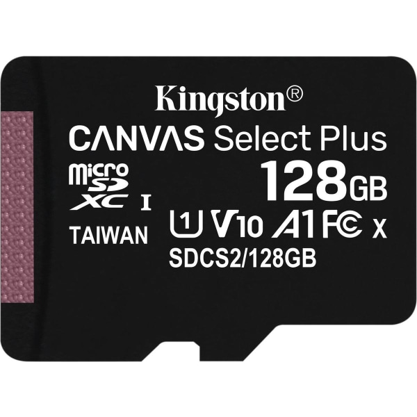 Kingston Technology Canvas Select Plus 128 GB MicroSDXC UHS-I Kl