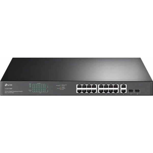 TP-LINK TL-SG1218MP - Fast Ethernet (10/100) - Full duplex - Pow