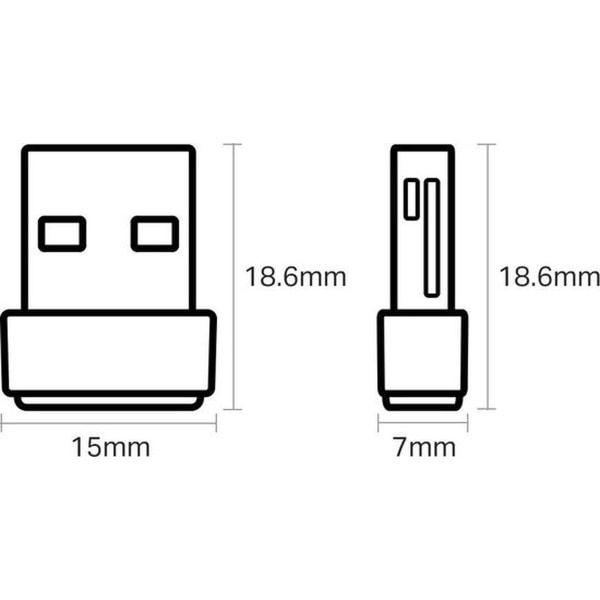 TP-Link AC600 Nano trådlös USB WiFi-adapter