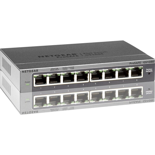 NETGEAR GS108E Managed Gigabit Ethernet (10/100/1000) Sort