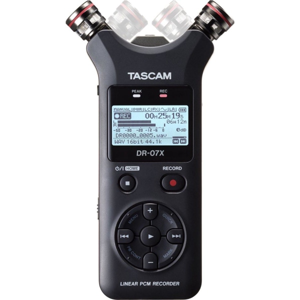 Tascam DR-07X Digital Audio Recorder - Mobila inspelare