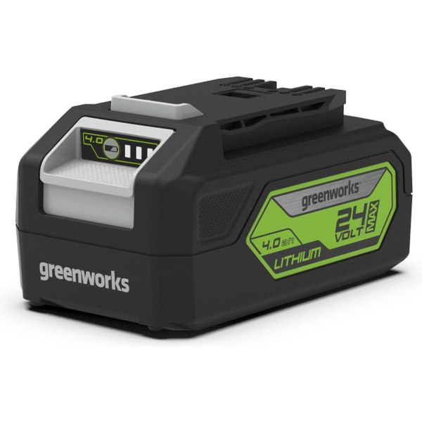 Greenworks - Batteri - 24V - 4,0Ah Svart